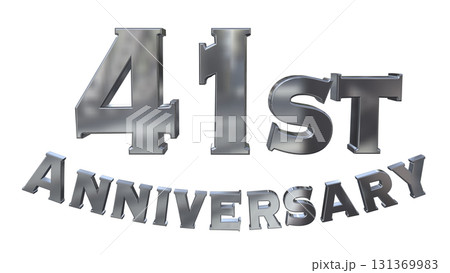 3DCG文字「41st Anniversary/41周年マークキラキラ」 3DCG文字「41st Anniversary/41周年マークキラキラ」 131369983