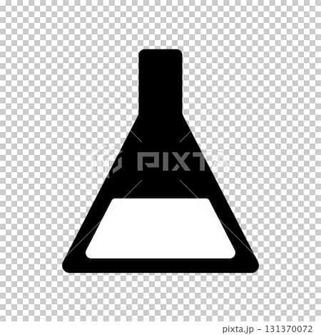 シンプルな三角フラスコのアイコンイラスト 131370072