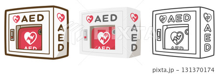 AED（自動体外式除細動器）ボックス 131370174