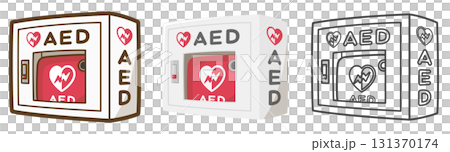 AED（自動体外式除細動器）ボックス 131370174