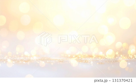 キラキラしたオレンジ色の玉ボケの背景 キラキラしたオレンジ色の玉ボケの背景 131370421