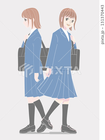 落ち込む生徒と楽しそうな生徒 落ち込む生徒と楽しそうな生徒 131370443