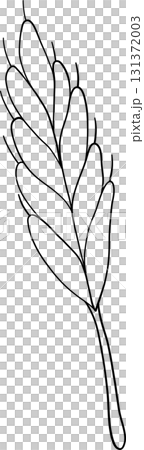 corn flowers autumn harvest in outline style of seasonal food for holiday celebration corn flowers autumn harvest in outline style of seasonal food for holiday celebration 131372003