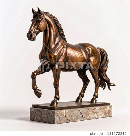 horse statue, monument, sculpture, horse, interior, ornament, bronze, figure, animal, classic, artwork, elegant, display, structure, decoration, collectible, figurine, traditional, art, design, antiqu 131372212
