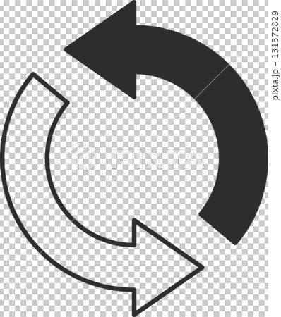 旋轉箭頭圖標 旋轉箭頭圖標 131372829