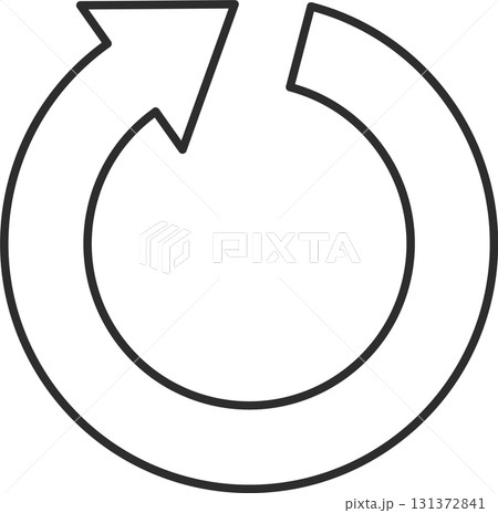 回転する矢印アイコン 回転する矢印アイコン 131372841