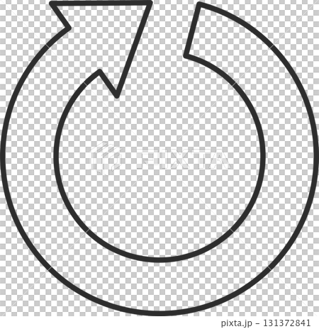 回転する矢印アイコン 回転する矢印アイコン 131372841