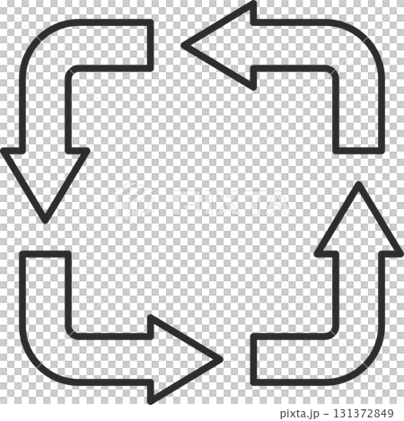 Rotating arrow icon Rotating arrow icon 131372849