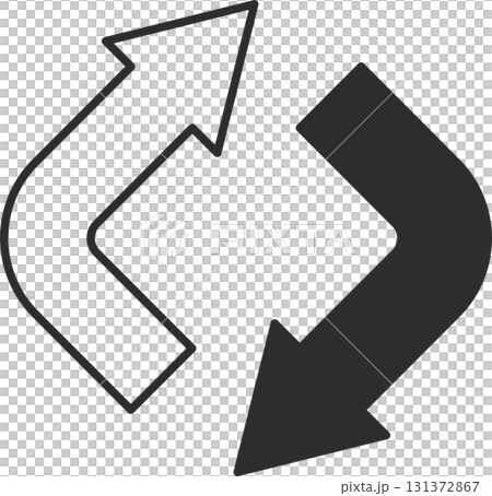 Rotating arrow icon Rotating arrow icon 131372867