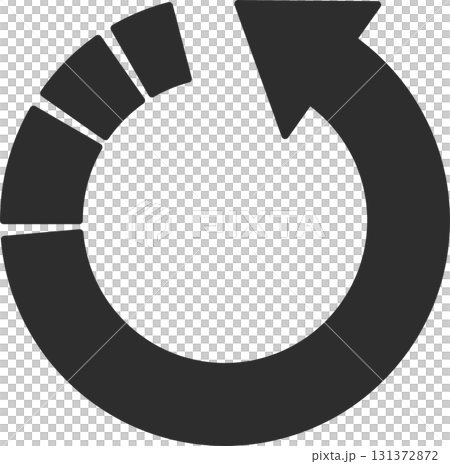 Rotating arrow icon 131372872