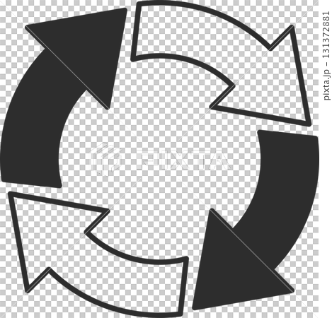 Rotating arrow icon Rotating arrow icon 131372881