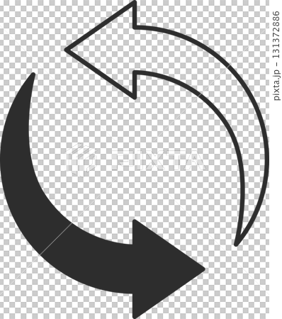 Rotating arrow icon Rotating arrow icon 131372886