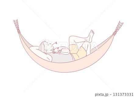 Having rest and enjoying vacations concept. 131373331