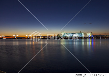 小名浜港夕景 131373372