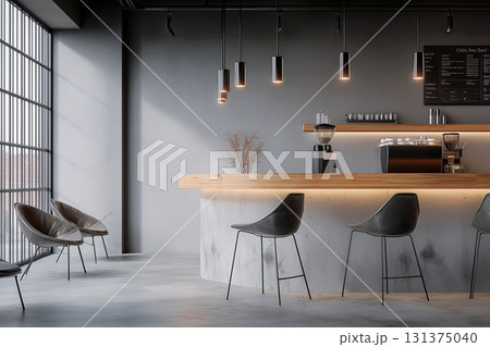 オシャレなカフェのインテリア・デザイン 131375040