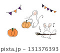ネズミと楽しいハロウィン 131376393