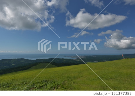 秋田県 男鹿市 寒風山からの風景 131377385