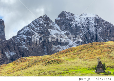 Italian Dolomite Alps mountains, Italy 131377773