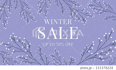 Winter Special Deal Banner Vector Illustration. 131378228