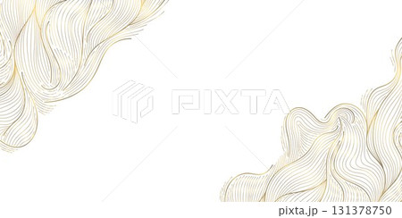 Luxury abstract vector background, golden waves, elegant lines, soft glitter textures, bright modern flow. Premium cards, wedding invitations, posters, stylish banners, minimal Japanese design. Luxury abstract vector background, golden waves, elegant lines, soft glitter textures, bright modern flow. Premium cards, wedding invitations, posters, stylish banners, minimal Japanese design. 131378750