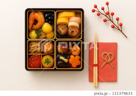 お節料理のお弁当 131379633