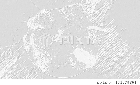 Gray white abstract wall with strawberry pattern Gray white abstract wall with strawberry pattern 131379861