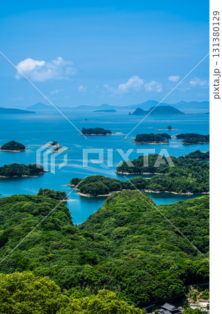 展海峰から九十九島の眺め【長崎県佐世保市】 131380129