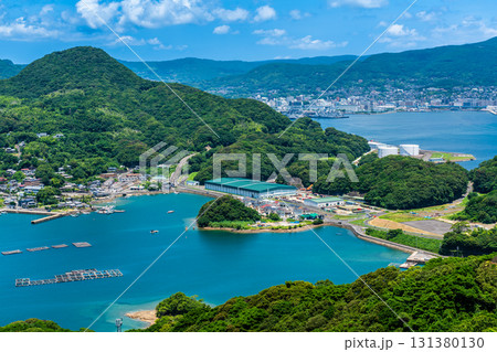 展海峰から九十九島の眺め【長崎県佐世保市】 展海峰から九十九島の眺め【長崎県佐世保市】 131380130