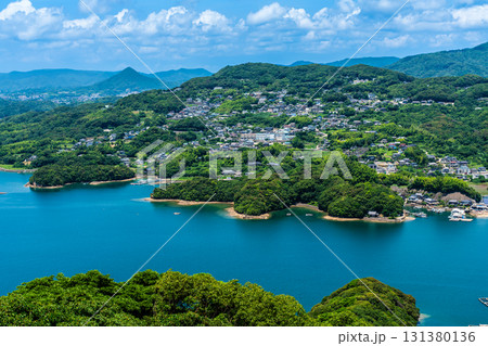 展海峰から九十九島の眺め【長崎県佐世保市】 131380136