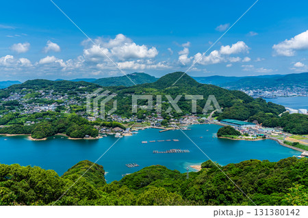 展海峰から九十九島の眺め【長崎県佐世保市】 131380142