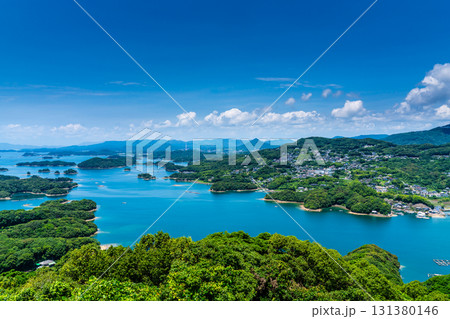展海峰から九十九島の眺め【長崎県佐世保市】 展海峰から九十九島の眺め【長崎県佐世保市】 131380146