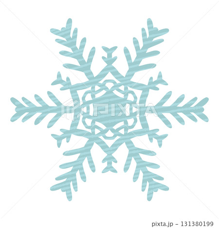 かわいい雪の結晶のイラスト 131380199