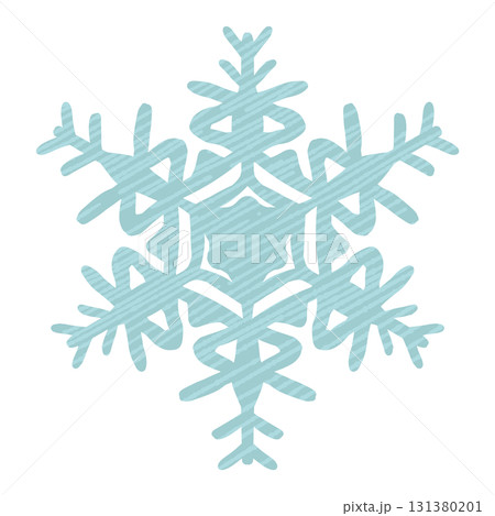 かわいい雪の結晶のイラスト かわいい雪の結晶のイラスト 131380201