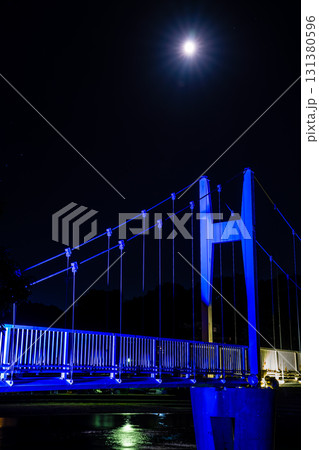 湯の児島 観月橋 ライトアップ【熊本県水俣市】 湯の児島 観月橋 ライトアップ【熊本県水俣市】 131380596