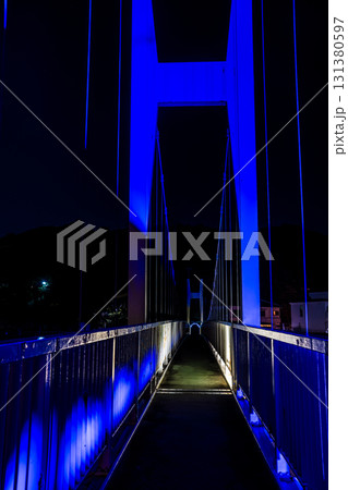湯の児島 観月橋 ライトアップ【熊本県水俣市】 湯の児島 観月橋 ライトアップ【熊本県水俣市】 131380597