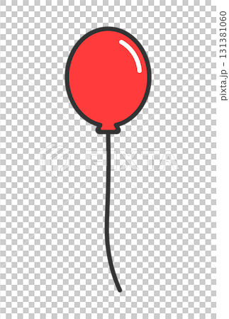 シンプルな風船のイラスト 131381060