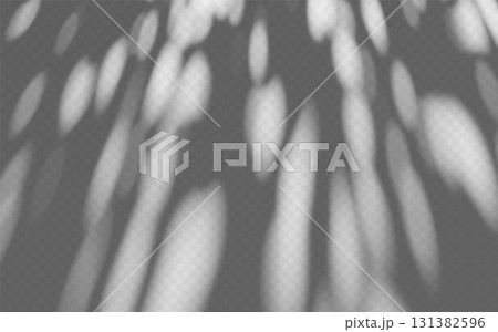 Abstract shadow overlay dappled light on a transparent background. 131382596