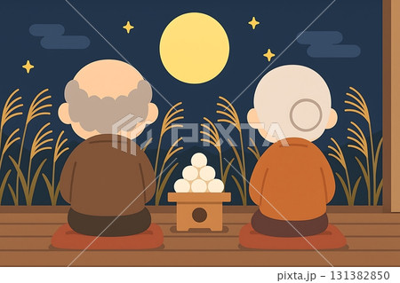 月見　中秋の名月 131382850