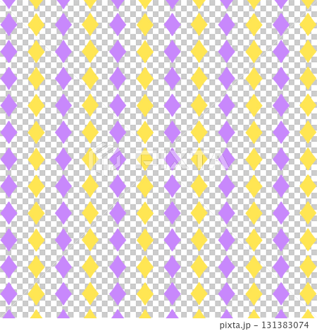 黄紫のダイヤの背景素材 131383074