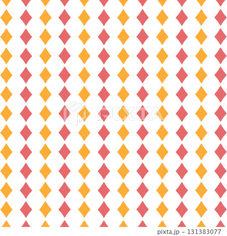 赤橙のダイヤの背景素材 赤橙のダイヤの背景素材 131383077