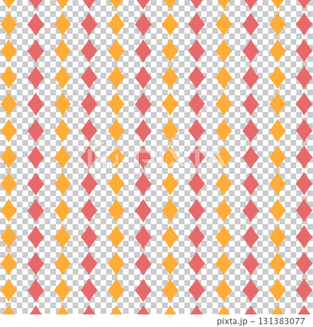 赤橙のダイヤの背景素材 赤橙のダイヤの背景素材 131383077