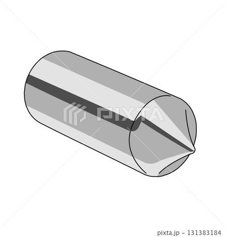 単結晶シリコンインゴットのイラスト 131383184