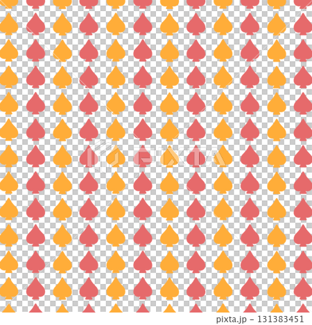 赤橙のスペードの背景素材 131383451