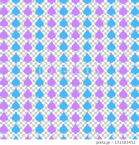 青紫のスペードの背景素材 131383452