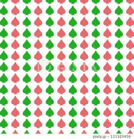 赤緑のスペードの背景素材 赤緑のスペードの背景素材 131383456