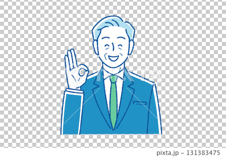 オッケーを出す上司 131383475