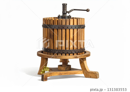 an old wooden press an old wooden press 131383553