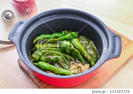 一晩寝かした万願寺とうがらしの焼き浸し 131383729