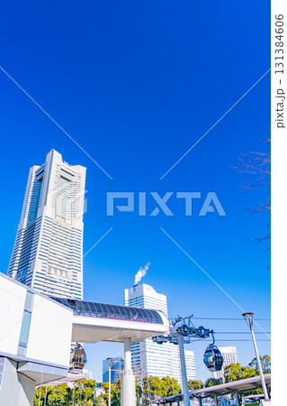 【神奈川県】快晴下のYOKOHAMA AIR CABIN(ヨコハマエアキャビン) 【神奈川県】快晴下のYOKOHAMA AIR CABIN(ヨコハマエアキャビン) 131384606