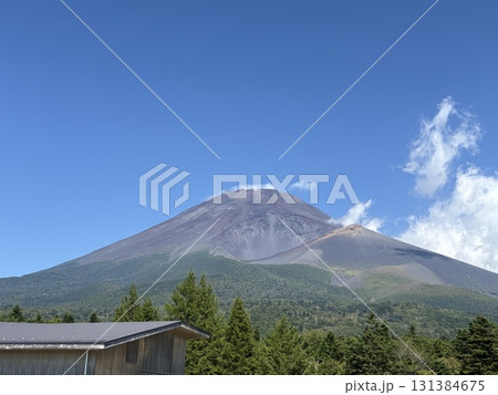 快晴の富士山二合目水ヶ塚駐車場_水ヶ塚公園_富士登山の起点 131384675